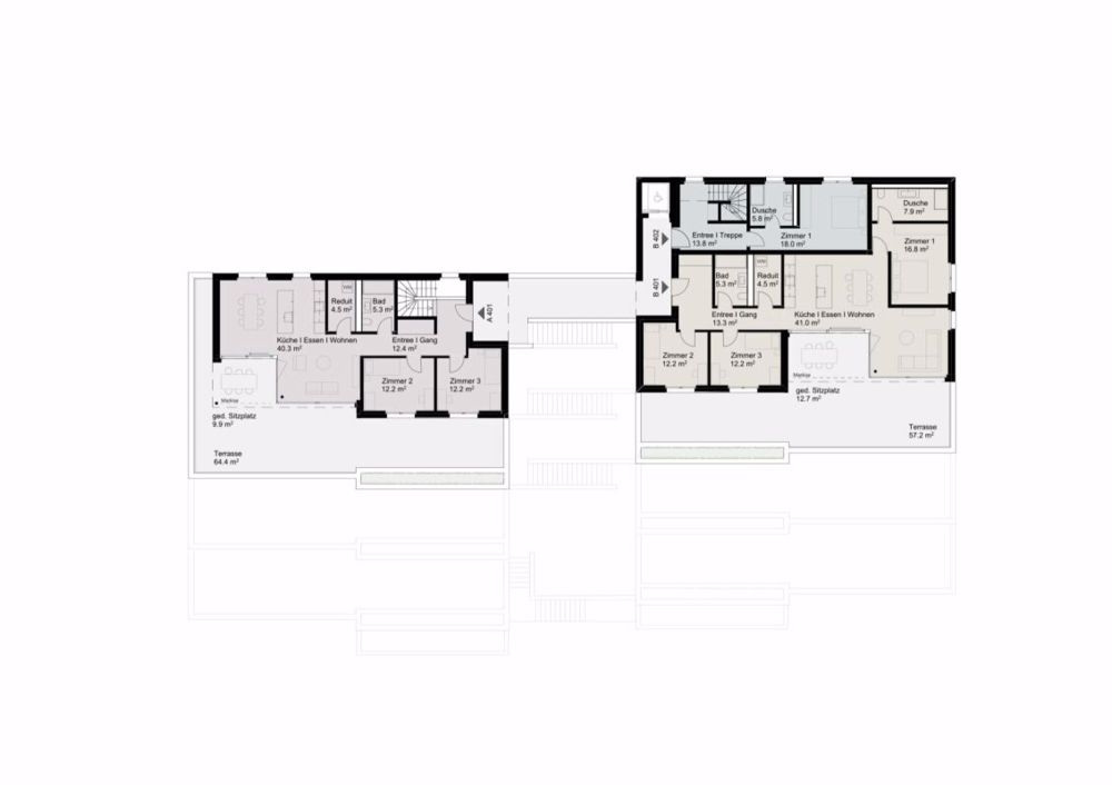 Wohnen mit Weitblick - Ihre Terrassenwohnung in Etzgen - Grundriss Ebene 4