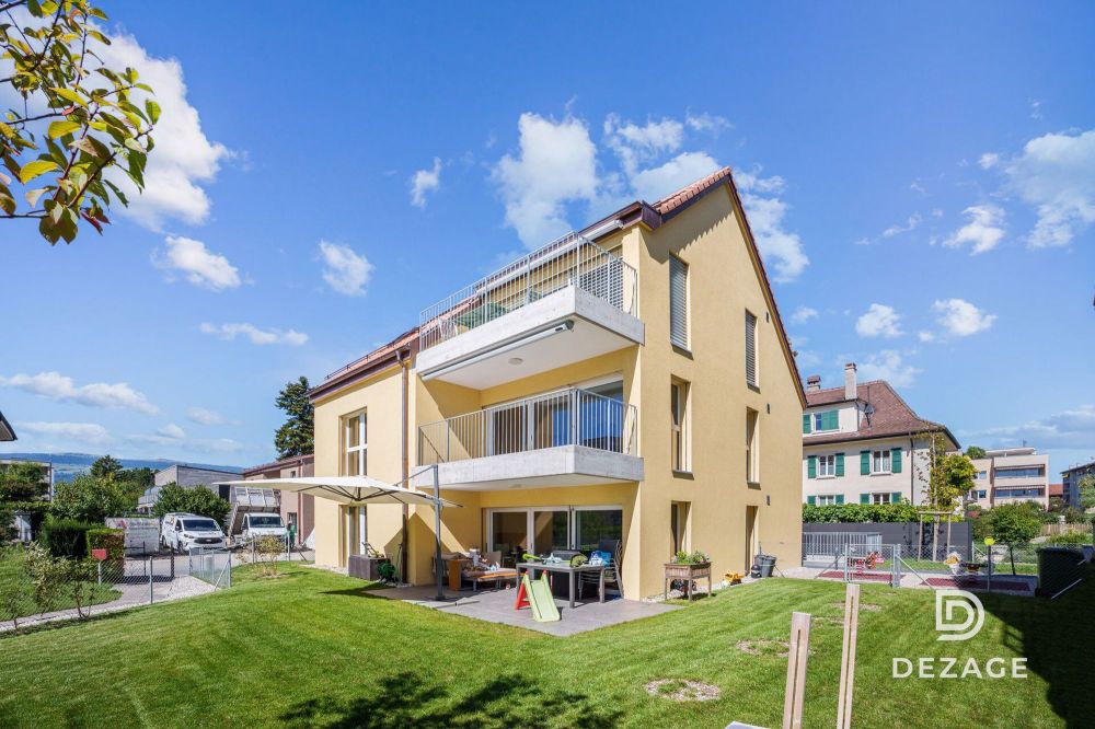Rare sur le marché : 4.5 pièces neuf, étage privatif au centre ville d'Yverdon - Bild 1