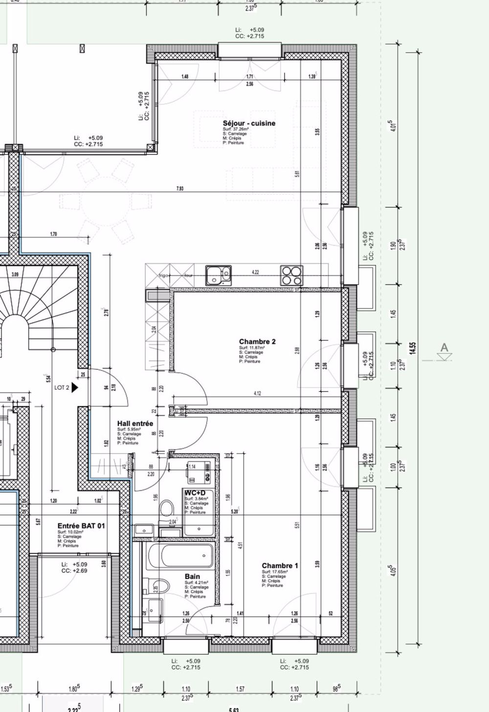 Garten von 216 m2 - Panoramablick - 3,5 Zimmer im Bau - Bild 12