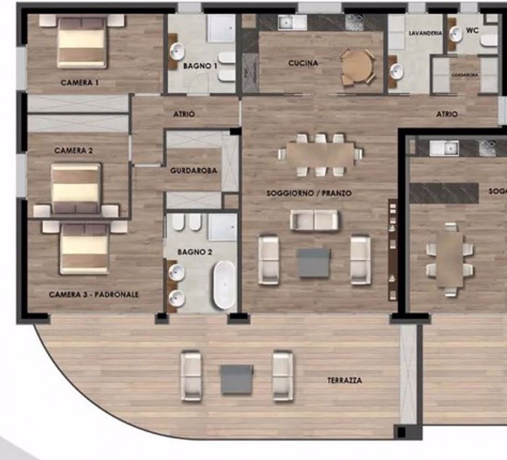 Wohnung 4.5 Zimmer mit Seeblick - Bild 2