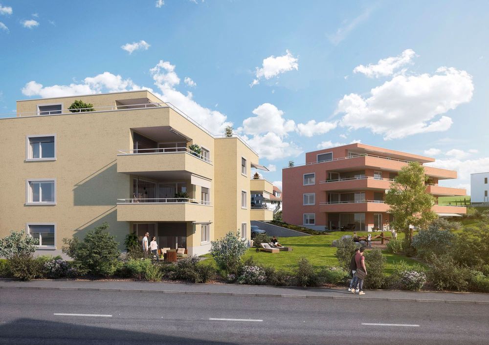 NEUBAU: 4.5-Zimmer-Wohnung mit 45 m² Balkon, sofort bezugsbereit - Bild 2