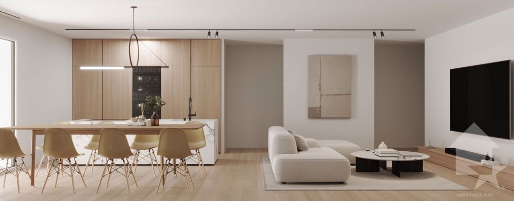 Appartement 3,5 pièces de 103 m2 avec terrasse et pelouse - Bild 6