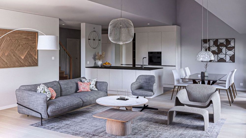 RESIDENCE DE LA FORGE A CRASIER. Lot A12 - Bild 1