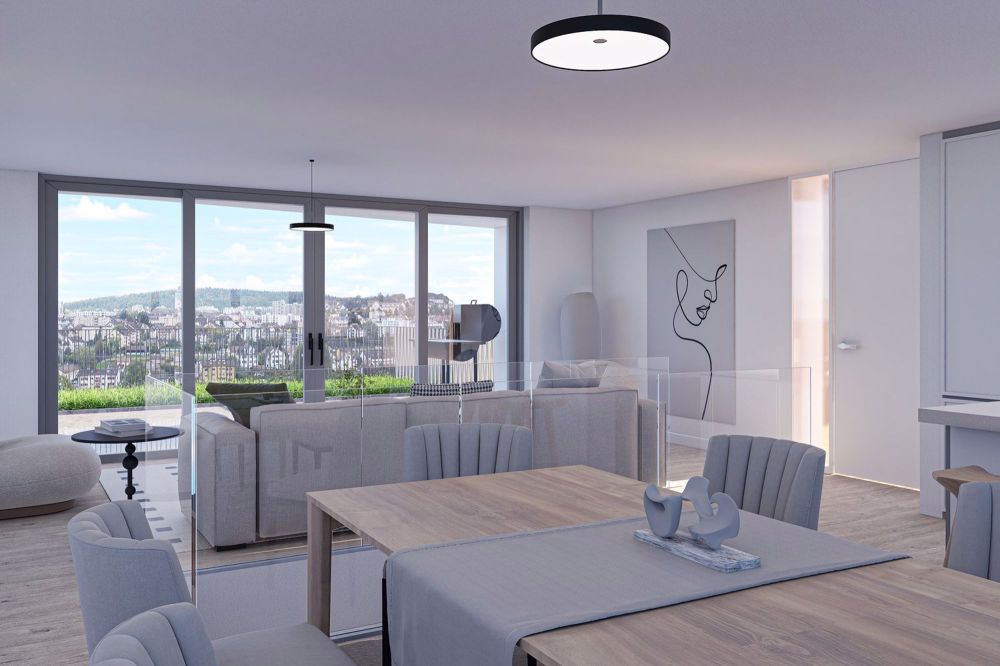 Stilvolle Terrassenwohnung mit Rheinblick in Flurlingen - Bild 6