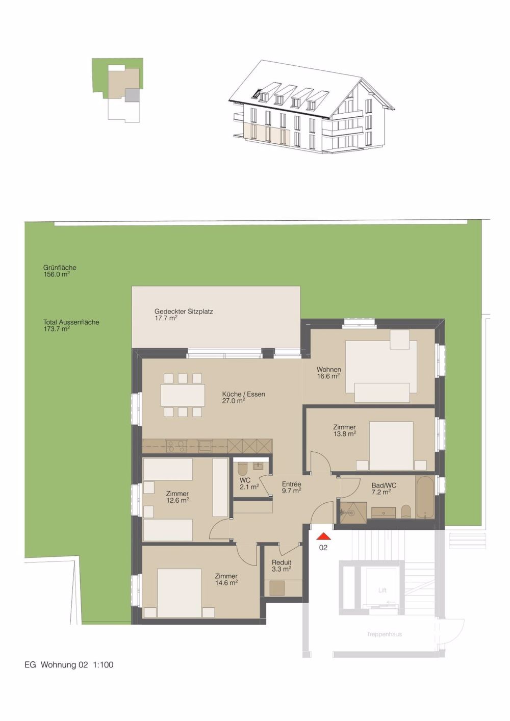Neubau MFH Dorfperle - 6 modernen Eigentumswohnungen in Wallbach - Bild 7