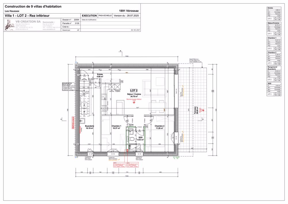 Schönes 3,5-Zimmer-Wohnung in Vérossaz - Bild 2