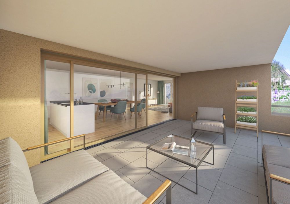 Leben im Grünen - «Tulpenrain» in Othmarsingen - Innenvisualisierung