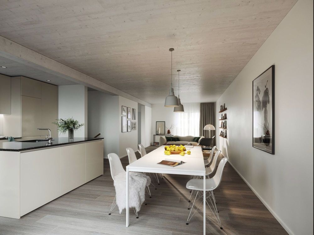 6-Zimmer-Haus mit Wohlfühlcharakter - Häuser am Fähriweg, Buchrain - Gesellige Abende garantiert ein Wohn-/Essbereich für besondere Momente