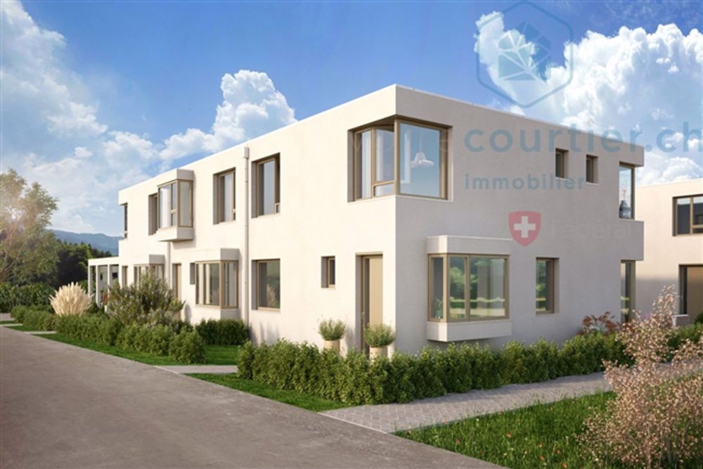 Teilansicht der Berge vom Garten, neue Villa, Übergabe Ende 2025 - Bild 5