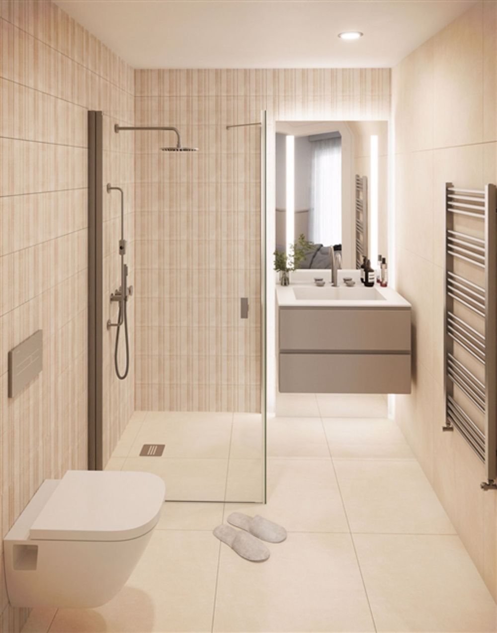 Neues Penthouse von 4,5 Zimmern von 123 m2 - Terrasse von 120 m2 Los B10 - Bild 9