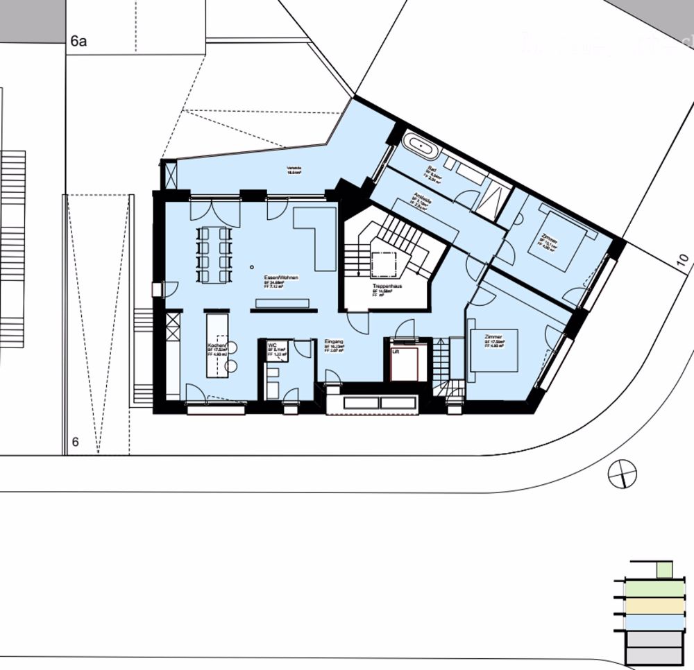 Moderne 4.5-Zimmer Duplex-Wohnung mit Balkon in Birsfelden - Bild 4