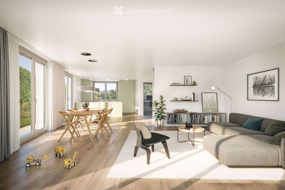 Modernes 6.5-Zimmer-Doppeleinfamilienhaus in Wittenbach - Bild 4