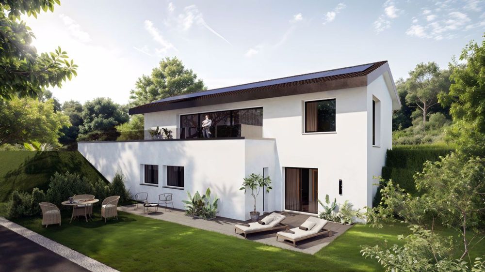 Sur plan, belle villa 4,5 pièces, jolie parcelle en bordure de forêt | dreamo.ch - Bild 1