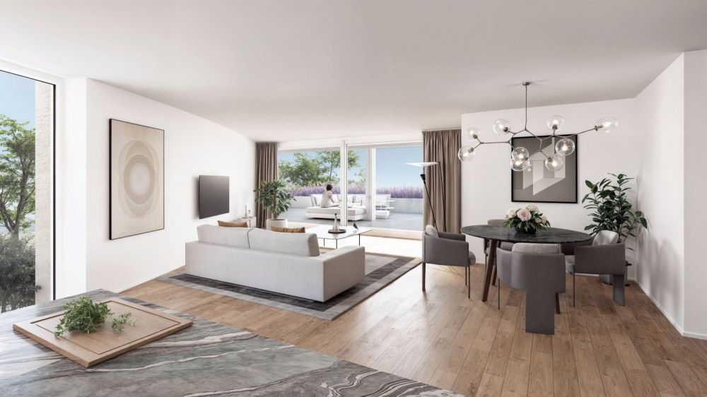 Moderne 4.5 Zimmer-Terrassenwohnung mit Traumaussicht (A1) - Bild 1