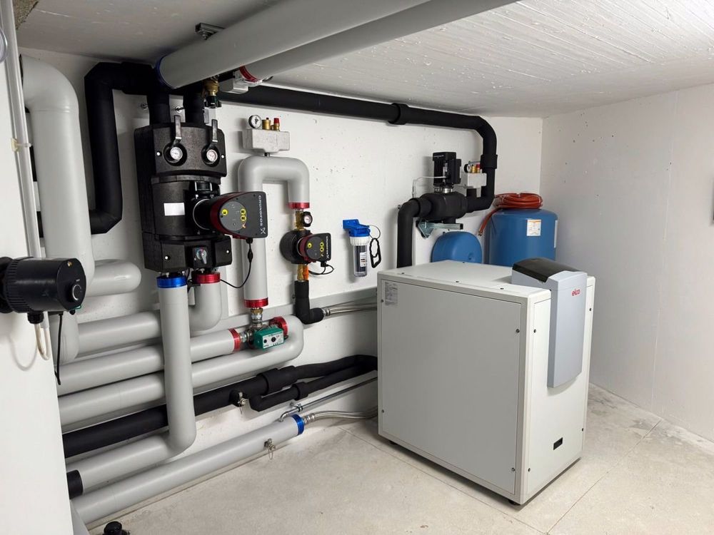 Appartement MINERGIE 2.5 Zimmer im Erdgeschoss mit Terrasse und Garten - Exemlple chaufferie