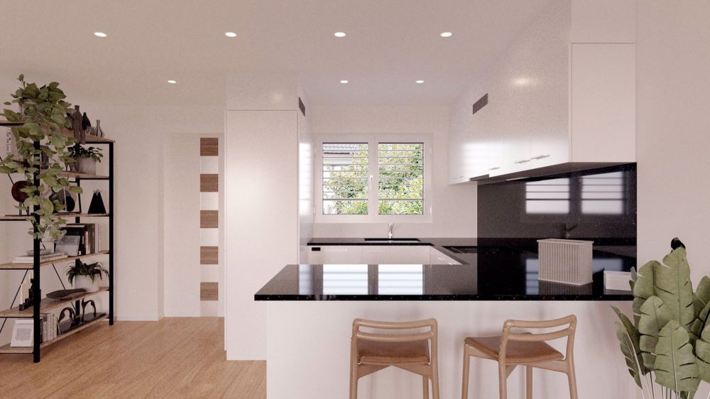 Modernes Doppeleinfamilienhaus in Untereggen - Bild 8