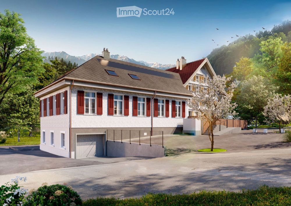 Grosszügige 3.5-Zimmer-Wohnung mit hohen Räumen und Bergblick - Leben zur Sonne Krummenau - Bild 2