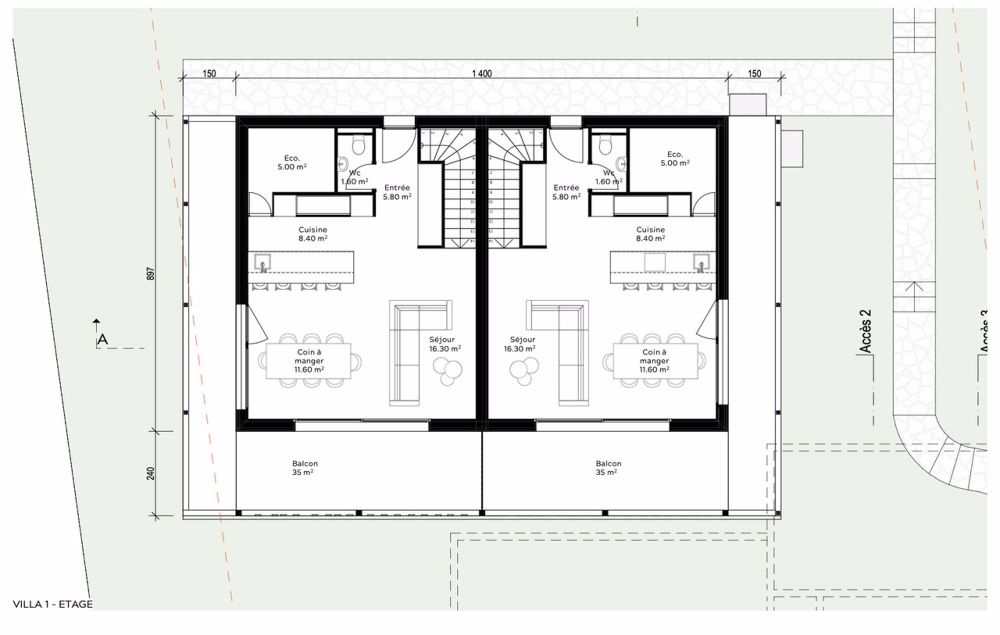 Wohnung 4.5 Zimmer im Doppelstock - Bild 2