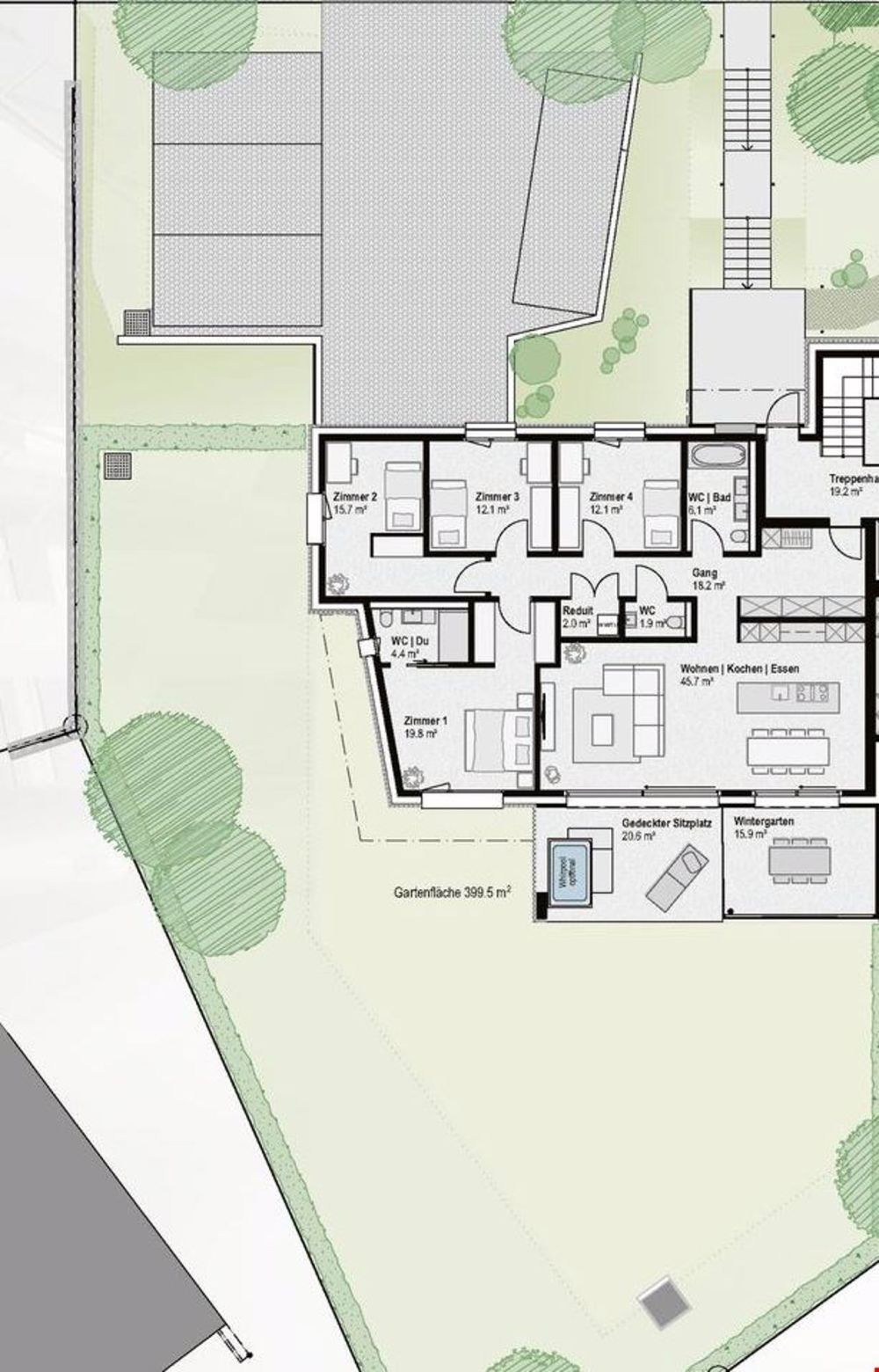 Exclusives Gartenparadies in Bottmingen - 5,5-Zimmer-Wohnung mit allem Komfort! - Bild 4