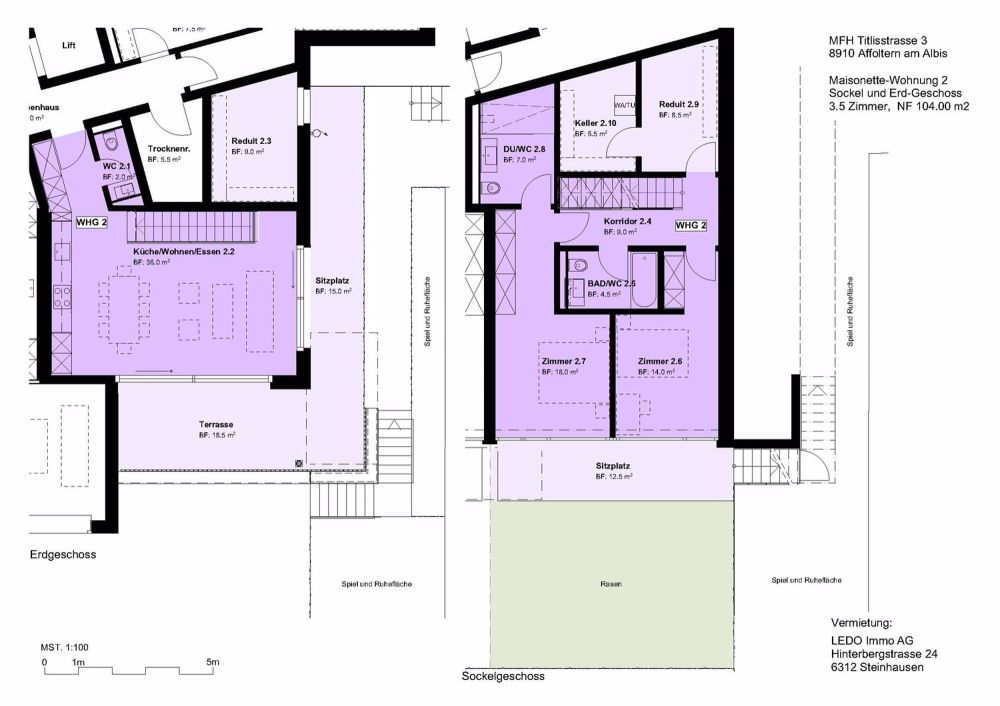 Moderne 3.5-Zimmer-Wohnung mit Balkon in Affoltern am Albis - Bild 9