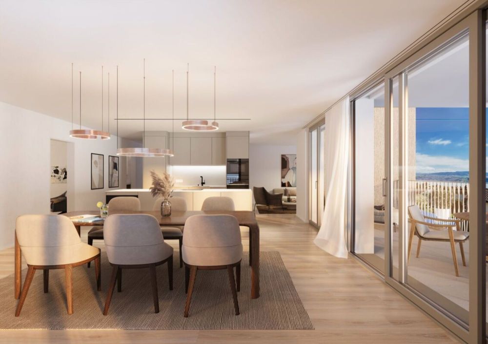 TILIA | Wohnen mit Seesicht - Neubau mit acht Eigentumswohnungen - Verkaufsstart Haus E - Visualisierung - Wohnung E101