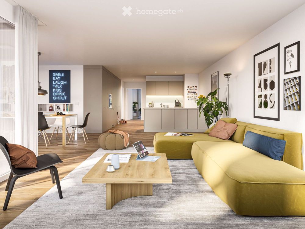 Moderne 3.5-Zimmer-Wohnung mit atemberaubendem Ausblick in Spreitenbach - Bild 2