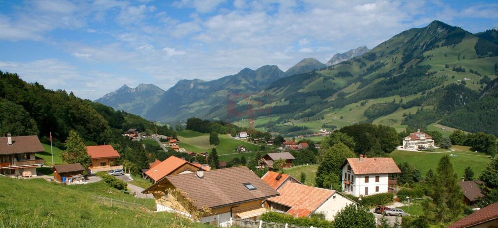 Das Chalet in Les Sciernes-d'Albeuve auf dem Plan - Vue imprenable depuis le projet