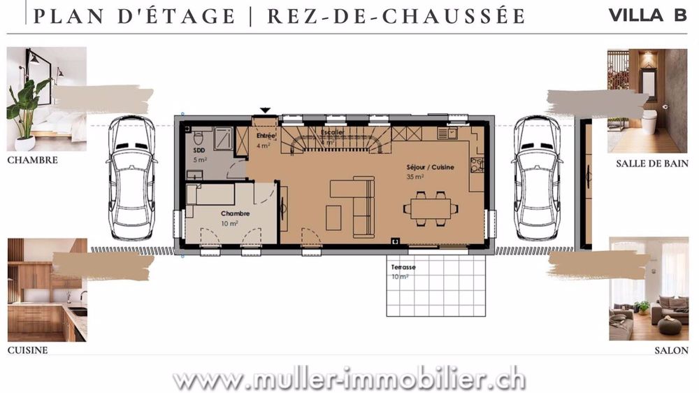 Neue Reihenvilla in 5 Minuten Entfernung von Payerne - Bild 8