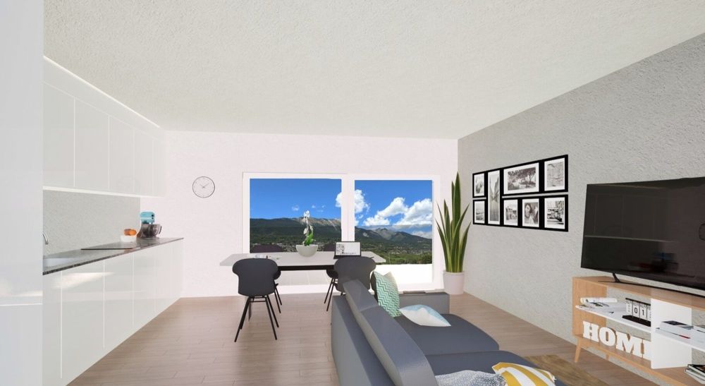 Neue Residenz "Lentine - Image 3D intérieure - Attique 2 1/2 pièces