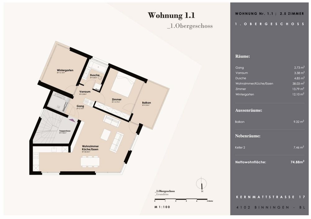 Exklusive 3.5 Zimmer-Wohnung an ruhiger und zentrumsnaher Lage - Bild 6