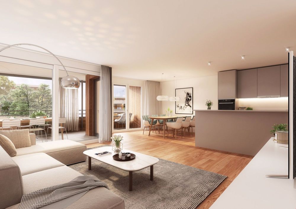 Sonnige 3.5-Zimmerwohnung mit grossem Balkon (25.5 m2) - Bild 5