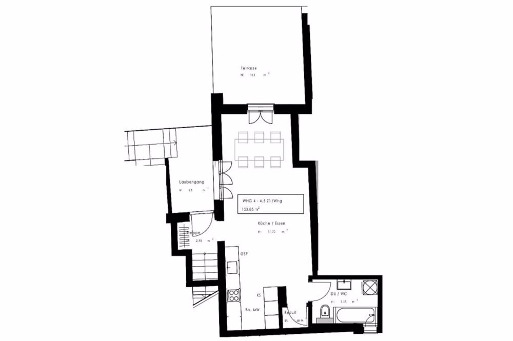 4½-Zimmer Dachmaisonette / 2 Parkplätze im Preis inbegriffen! - Bild 12