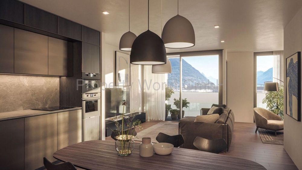Residenza esclusiva a Paradiso - il lus esclusiva a Paradiso - il lus - Wohn-Esszimmer-Küche