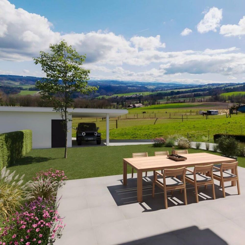 Doppolvilla mit 5.5 Zimmern in Cronay - Bild 3