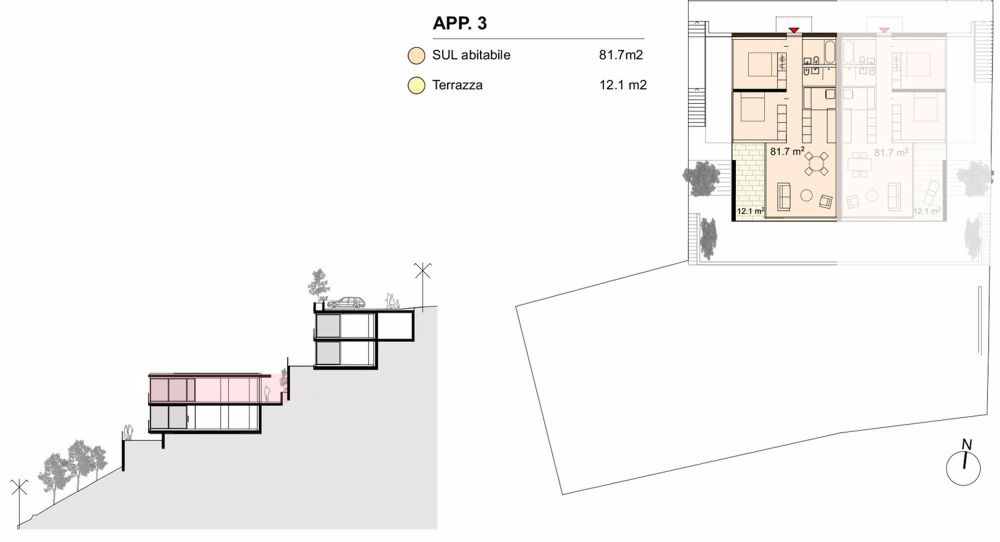 Appartamento 3.5 locali con giardino, nuova costruzione - Bild 8
