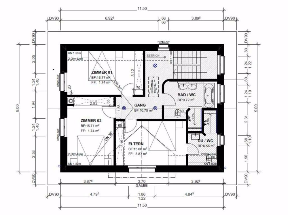 Zu verkaufen bei 8556 Wigoltingen, neues freistehendes 6½ Zi.-EFH am Südhang, an ruhiger, sonniger Lage/ Massivbau ! - Bild 7