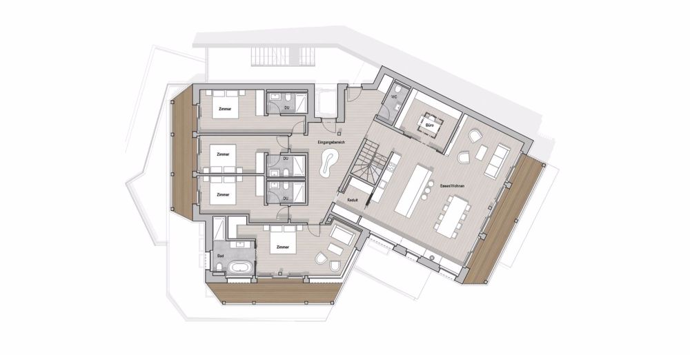 Chalet SKYFALL | 7.5 Zimmerwohnung 1. Dachgeschoss | ERSTWOHNSITZ - 721.2.6 Wohnung Nr.05
