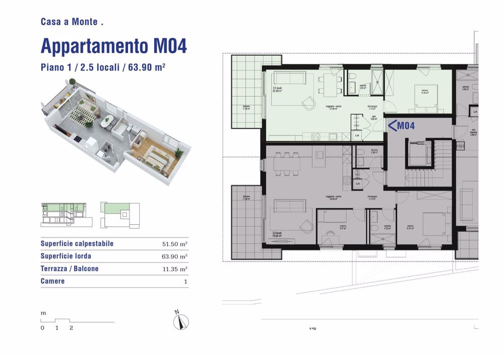 Neue 2.5-Zimmer-Wohnungen in Cadenazzo - Bild 12