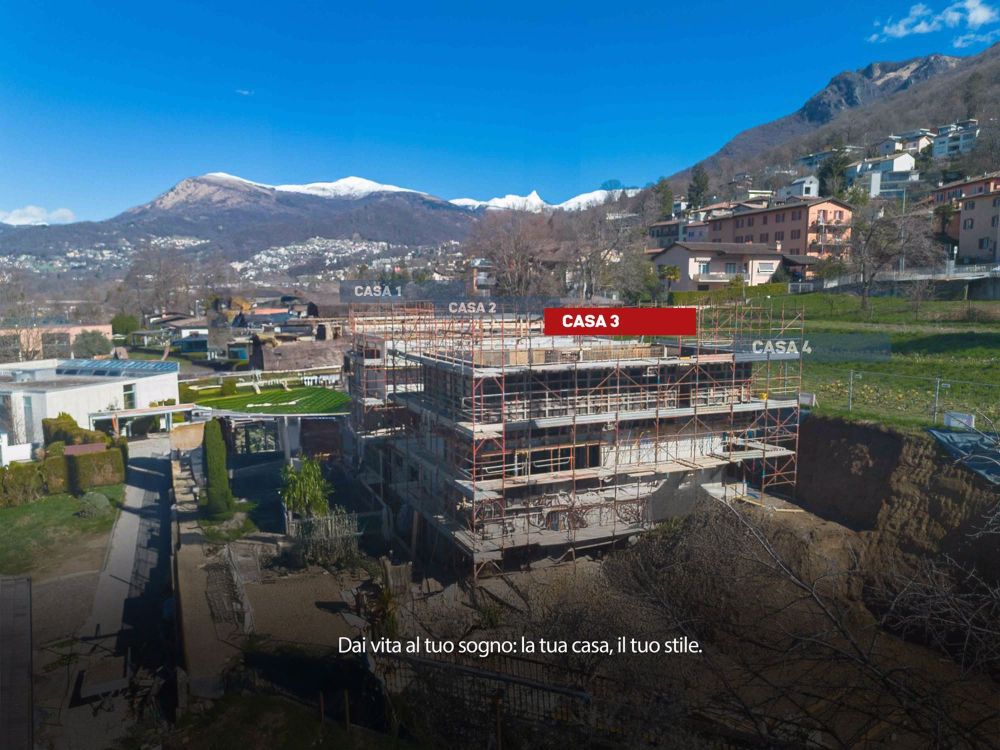 Casa unifamiliare in costruzione a Davesco - Bild 1