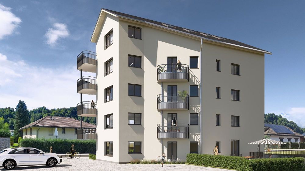 Moderne 4.5-Zimmer-Dachwohnung in Menznau mit Panoramablick - Bild 1