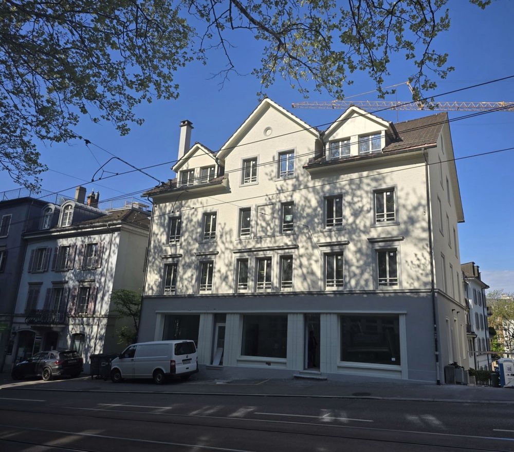 Moderne 3 Zi-Wohnung mit 19m2 Terrasse / Erstbezug nach Sanierung - Aussenansicht