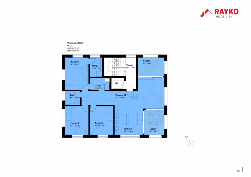 Neubau 4.5-Zimmer-Wohnung C2 - Bild 11