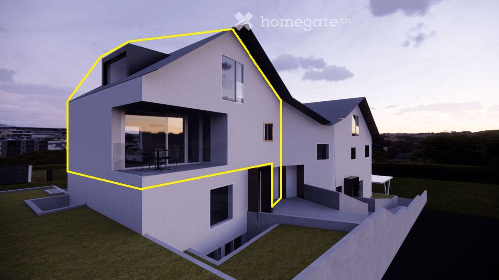 Neubau-Maisonette-Wohnung mit Loggia und Schwedenofen an ruhiger Lage in Muttenz - Bild 3