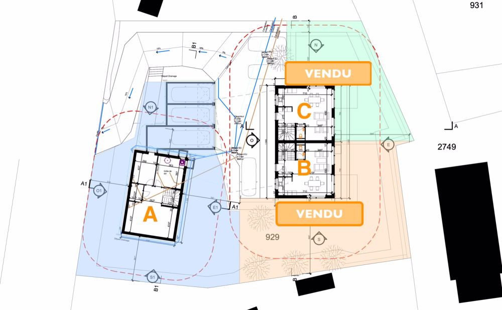Bauvorhaben in Bearbeitung, Einzelvilla mit 4,5 Zimmern und 167 m2 Nutzfläche in Orbe, Grundstück A. - Bild 4
