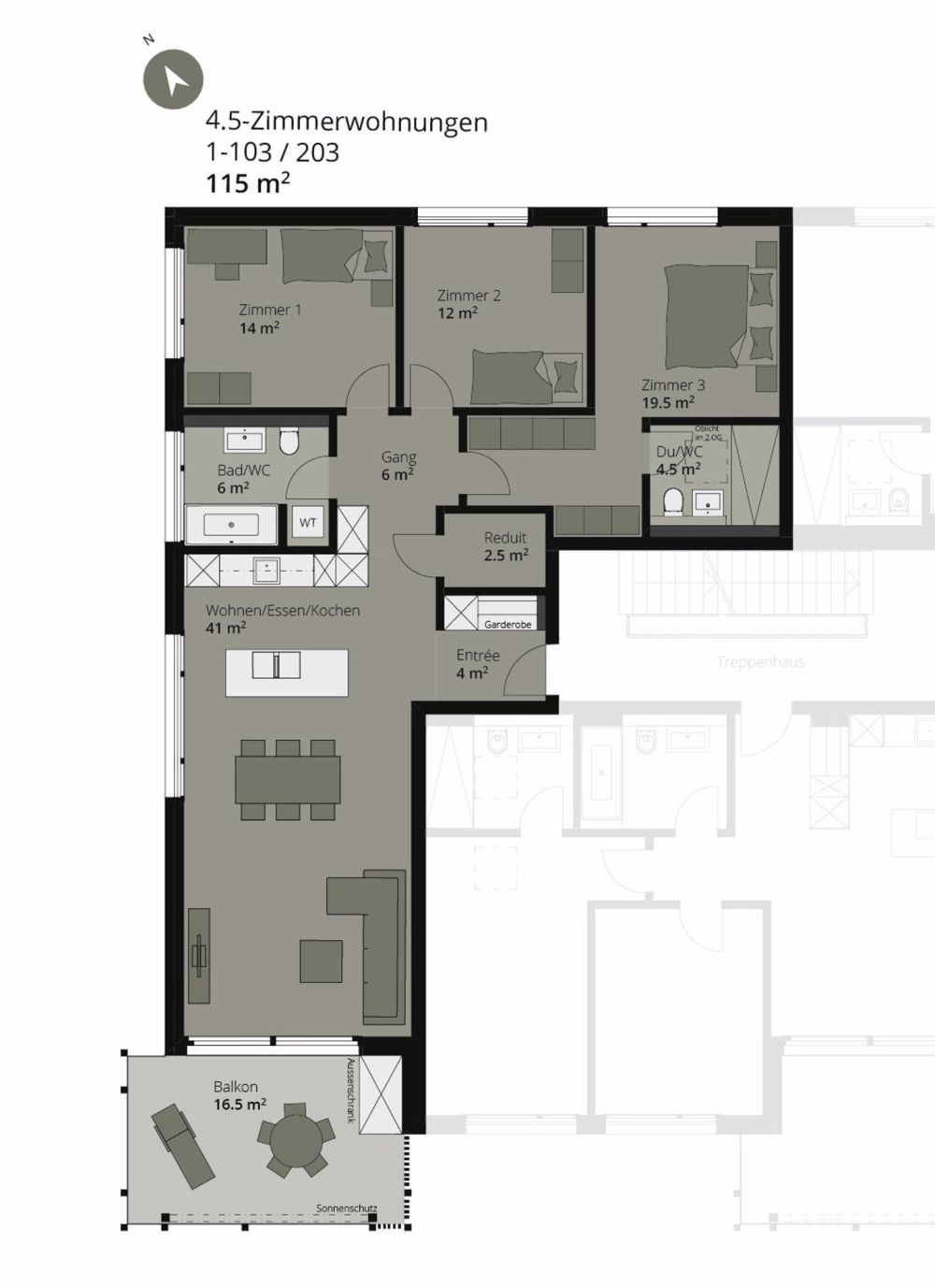 Familienfreundliche Wohnung mit Sportplatz und Schule in der Nähe - Bild 11