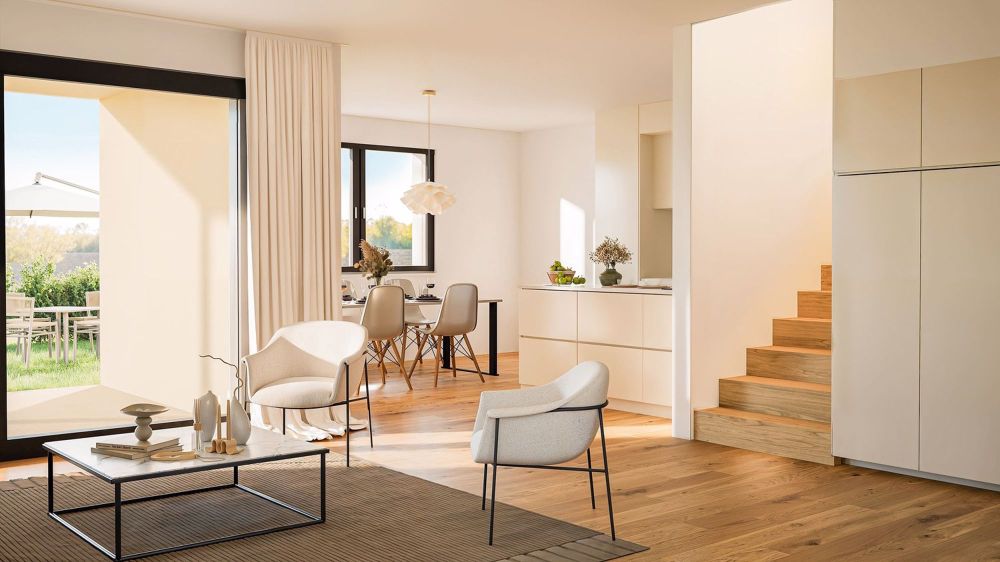 Neubau: 4.5-Zimmer-Maisonette-Gartenwohnung mit Atelier - The Letten - Bild 3