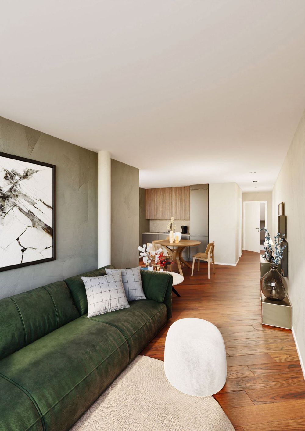 Neubau 1.5-Zimmer-Wohnung mit Balkon in Menzingen - Bild 2