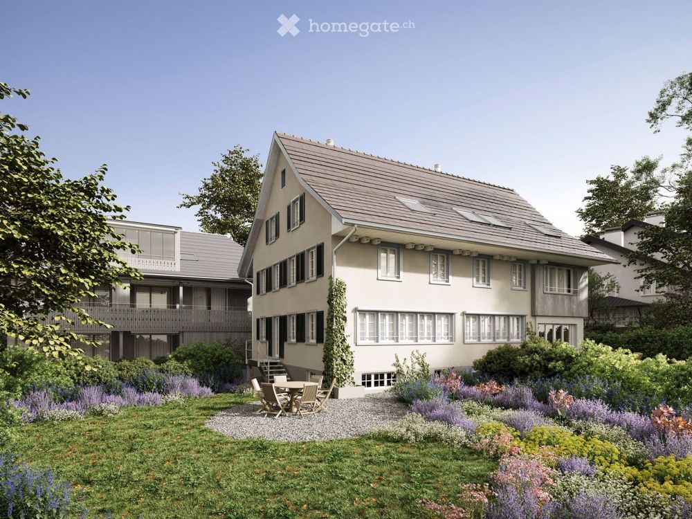 Einmaliges Neubauprojekt: aus totalsaniertem Bauernhaus werden zwei Doppeleinfamilienhäuser - Bild 1