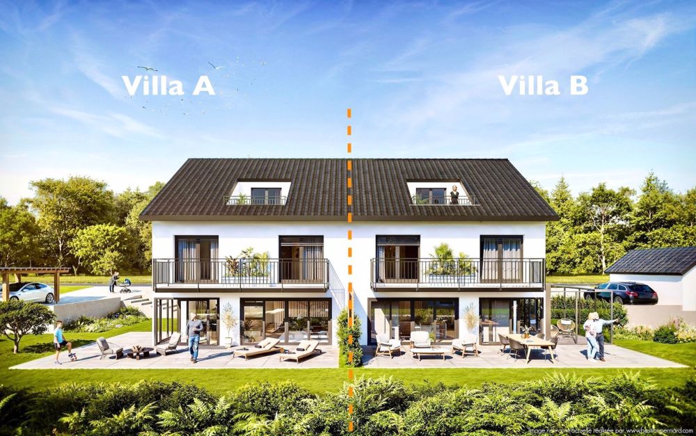 Villa mit 5,5 Zimmern, Veranda, Gartenschuppen und Garage (Lot B) - Bild 4