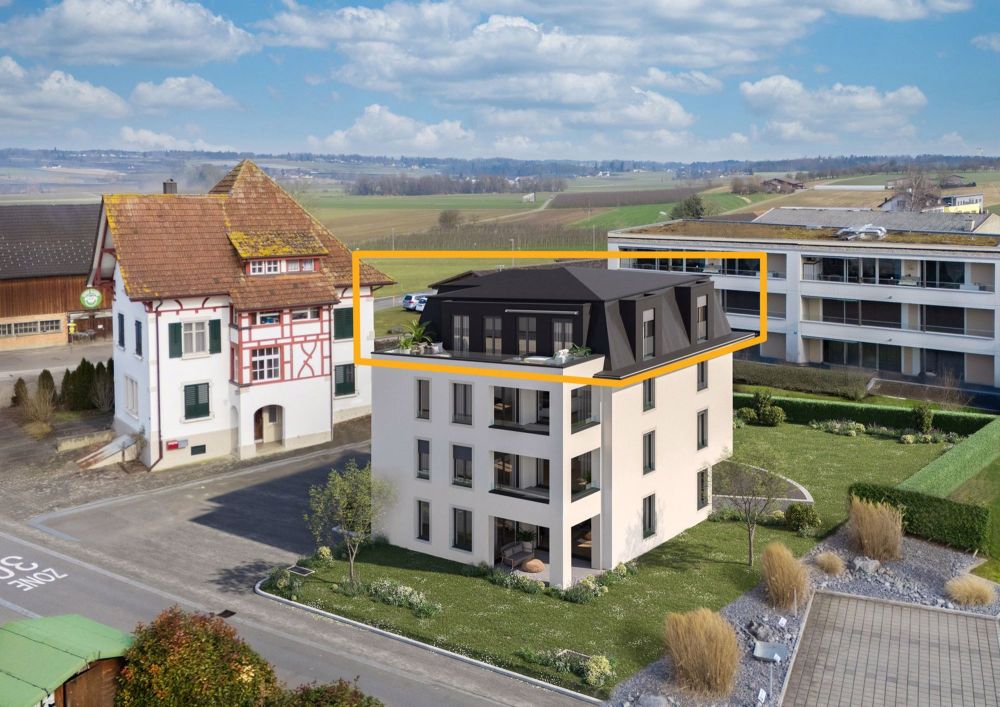 Wunderschöne 3.5-Zi. Attikawohnung in Bürglen TG (nahe Weinfelden TG) - Bild 1